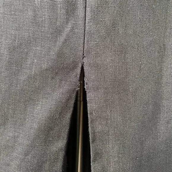 STAUD Mickey Dress 2 Black Linen Sequin Cutout Maxi Dress Evening - Picture 9 of 10